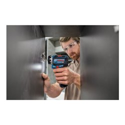 Bosch Schrauber GSR 12V-32 FC, div. Aufsätze, Zusatzhandgriff, Tiefenanschlag, L-BOXX