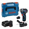 Bosch Schrauber GSR 12V-32 FC, 2x GBA 12V 2.0Ah, Aufs., Zusatzhandg., Tiefenan.,L-BOXX