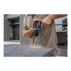 Bosch Schrauber GSR 12V-32 FC, 2x GBA 12V 2.0Ah, Aufs., Zusatzhandg., Tiefenan.,L-BOXX