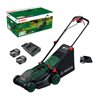 Bosch Akku-Rasenmäher ROTAK18V2-38, 2x Akku PBA 18V 4.0Ah