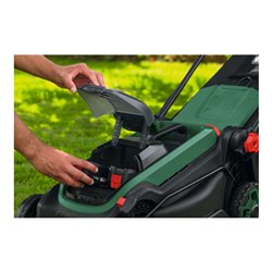 Bosch Akku-Rasenmäher ROTAK18V2-38, 2x Akku PBA 18V 4.0Ah