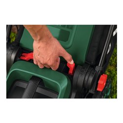 Bosch Akku-Rasenmäher ROTAK18V2-38, 2x Akku PBA 18V 4.0Ah