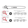 Bosch Zubehör für Akku-Kettensäge Ersatz-Sägekette 40 cm (1,1 mm, 0,325')