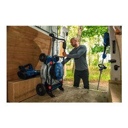 Bosch Akku-Rasenmäher GRA18V2-46SP, 2x EXBA18V-55
