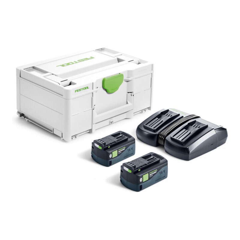 Festool Energie-Set SYS 18V 2xHP5,0 TCL6DUO