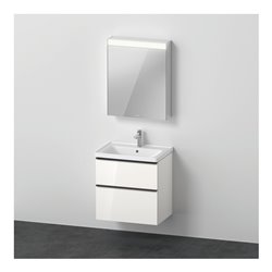 Duravit Möbel-Set D-Neo 650mm, Anschlag links, weiß Hochglanz