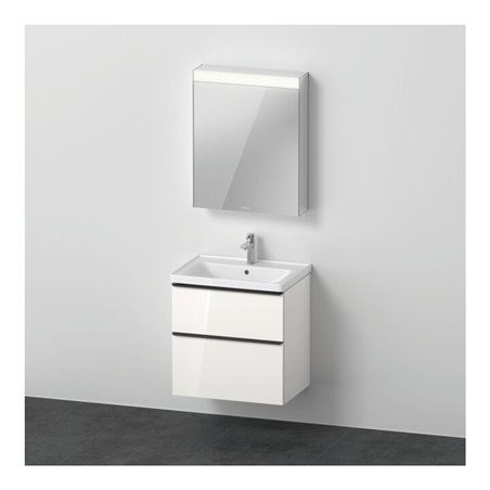 Duravit Möbel-Set D-Neo 650mm, Anschlag links, weiß Hochglanz