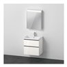 Duravit Möbel-Set D-Neo 650mm, Anschlag links, weiß Hochglanz