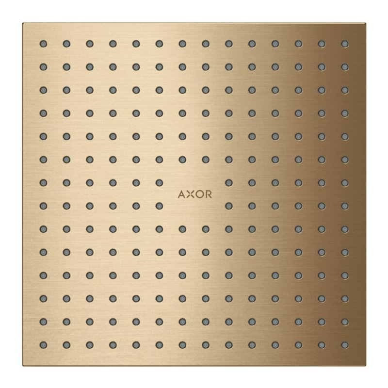 hansgrohe Kopfbrause Axor De., UP-Inst., 250x250mm, 2jet, b bron