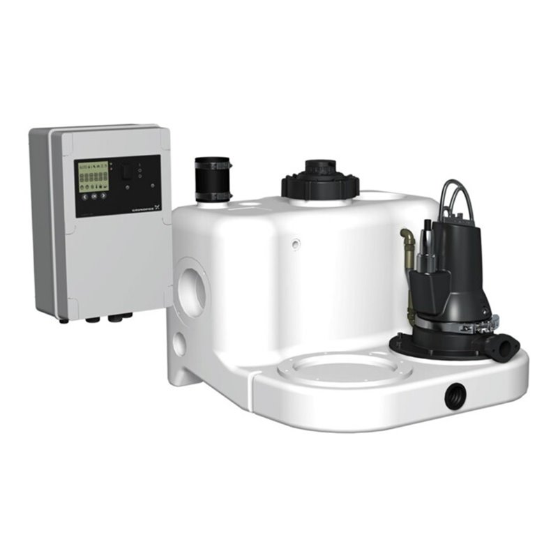 Grundfos Hebeanlage Multilift MOG 09.3.2, 0,9 kW, 3x 400 V