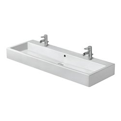 Duravit Möbelwaschtisch Vero geschli., 2 HL, m ÜL, HLB, 120x47cm, we