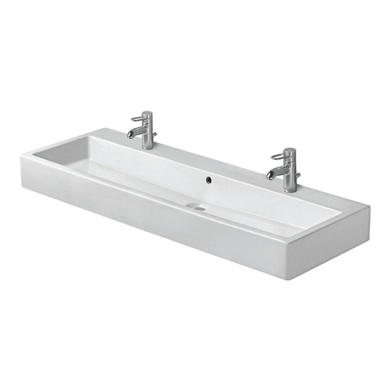 Duravit Möbelwaschtisch Vero geschli., 2 HL, m ÜL, HLB, 120x47cm, we