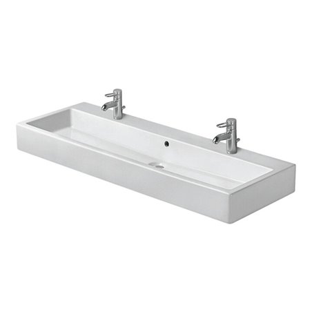 Duravit Möbelwaschtisch Vero geschli., 2 HL, m ÜL, HLB, 120x47cm, we