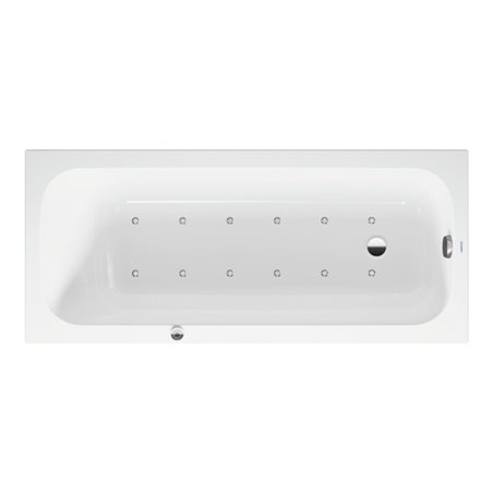 Duravit Whirlwanne Qatego 160x70cm, Air-Sys, EB-Version, 1 RS, we.