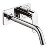 hansgrohe Fertigset Axor Citterio M UP-Waschtisch-Einhebelmischer, Ausl. 227mm, m Platte, chrom