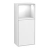 V&B Seitenschrank Finion 41,8x93,6cm, l, Rg o g wh., glo wh. Lac