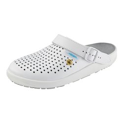 Abeba Berufsschuh Clog weiß 5300, OB