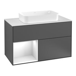 V&B Waschtischunterschrank Finion 100x60,3 cm, Rg l md b m La, si Gr m Lac