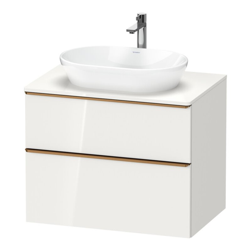 Duravit Waschtischunterschrank D-Neo 80x55cm, b geb/w g, 2 SBK, 1 A, 1 Pl