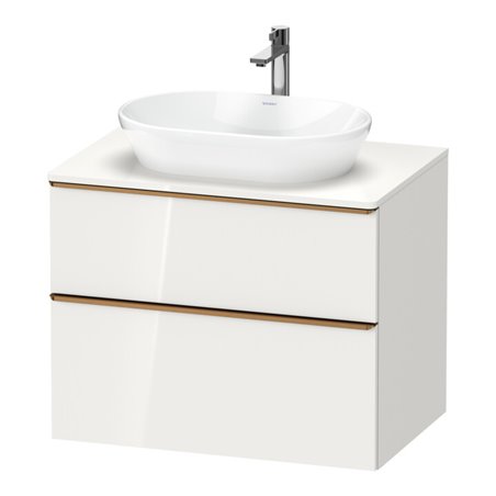 Duravit Waschtischunterschrank D-Neo 80x55cm, b geb/w g, 2 SBK, 1 A, 1 Pl