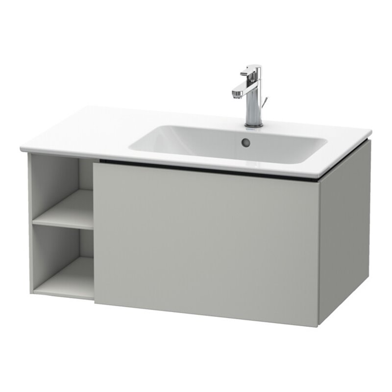 Duravit Waschtischunterschrank L-Cube 82x48,1x40cm, 1 A, Beck. re, betongr ma
