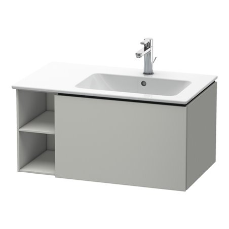 Duravit Waschtischunterschrank L-Cube 82x48,1x40cm, 1 A, Beck. re, betongr ma