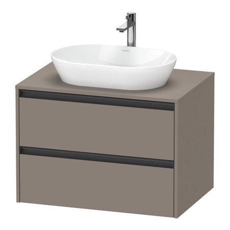 Duravit Waschtischunterschrank Ketho.2 80x55cm, ba m, Pl m 1 Ausschn, wandhängend