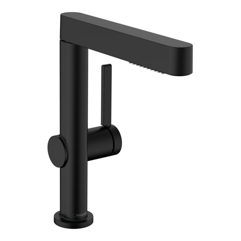 hansgrohe Waschtisch-Einhebelmischer 230 Finoris m Ausz-br 2jet, Pus-Op-Abl, sw ma