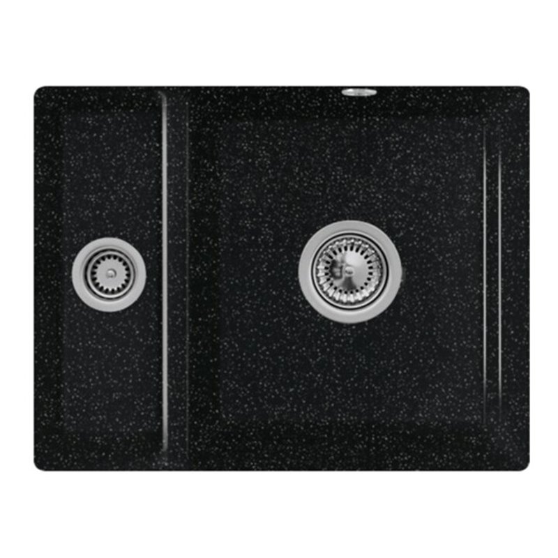 V&B Unterbauspüle Subway 60 XU m Abl.garn, Exzenter, Chrom CeramicPlus