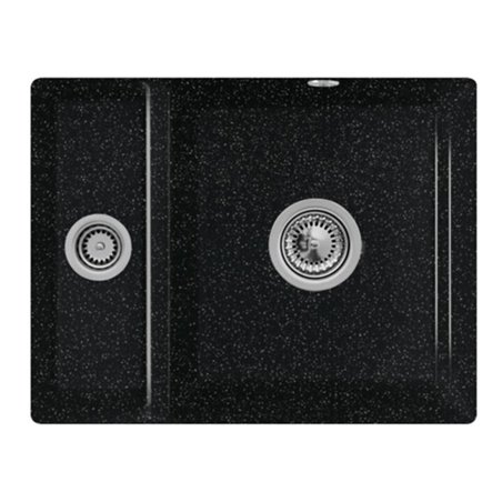 V&B Unterbauspüle Subway 60 XU m Abl.garn, Exzenter, Chrom CeramicPlus