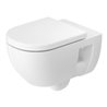 Duravit Wand-WC, Tiefspüler D-Code 37x57cm, 4,5 l, riml, w, o vorm. Scharn.