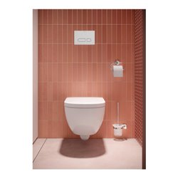 Duravit Wand-WC, Tiefspüler D-Code 37x57cm, 4,5 l, riml, w, o vorm. Scharn.