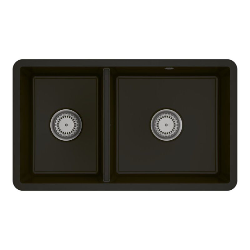 V&B Unterbauspüle Subway 80U m Abl.garn, Hand., st. white CeramicPlus