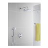 Duravit Fertigset UP-Brause-Einhebelmischer D-Code Keramikmisch., rd, mit Umstellung, chrom