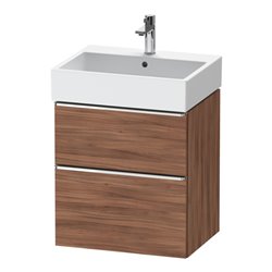 Duravit Waschtischunterschrank D-Neo 58,4x44,2cm, ch/nb N, 1 Schubk., 1 Ausz.