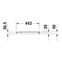 Duravit WC-Sitz Balcoon Überlappend, abn., o Abs, Clay ter ma