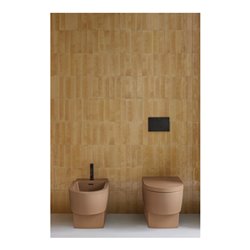 Duravit WC-Sitz Balcoon Überlappend, abn., o Abs, Clay ter ma