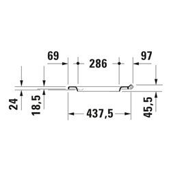 Duravit WC-Sitz Balcoon Überlappend, abn., o Abs, Clay ter ma
