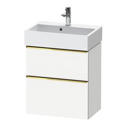 Duravit Waschtischunterschrank D-Neo Compact 58,4x37,2xcm, 1 Kast, 1 A, g pol/weiß ma