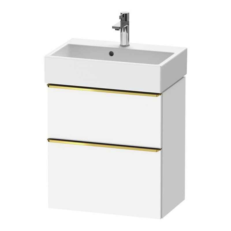 Duravit Waschtischunterschrank D-Neo Compact 58,4x37,2xcm, 1 Kast, 1 A, g pol/weiß ma