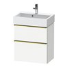 Duravit Waschtischunterschrank D-Neo Compact 58,4x37,2xcm, 1 Kast, 1 A, g pol/weiß ma