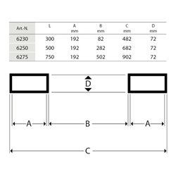 fetra Kippbehälter 6250 - Schüttkantenhöhe 756mm