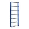 Schulte Grundregal Steckregal MULTIplus250 3000 x 1000 x 300 mm 7 Fachböden Kreuzstrebe RAL 5010 enzianblau/verzinkt