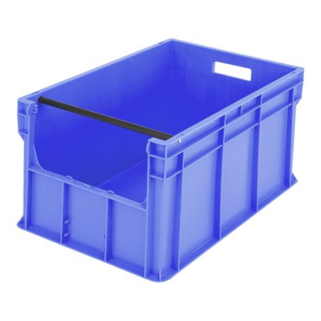 Bito Eurostapelbehälter BN / BN6434mT L600xB400xH315 mm, blau mit Tragestange