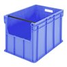Bito Eurostapelbehälter BN / BN6444 mit Tragestange L600xB400xH415 mm, blau