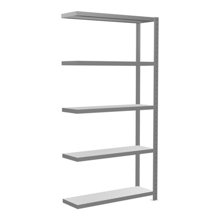 Schulte Anbauregal Steckregal MULTIplus250 2000 x 1000 x 300 mm 5 Fachböden Kreuzstrebe verzinkt