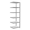 Schulte Anbauregal Steckregal MULTIplus250 2500 x 750 x 600 mm 6 Fachböden Kreuzstrebe verzinkt