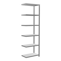 Schulte Anbauregal Steckregal MULTIplus250 2500 x 750 x 400 mm 6 Fachböden Kreuzstrebe verzinkt
