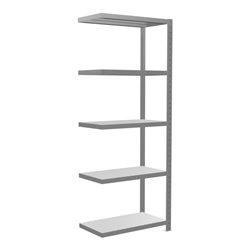 Schulte Anbauregal Steckregal MULTIplus250 2000 x 750 x 400 mm 5 Fachböden Kreuzstrebe verzinkt