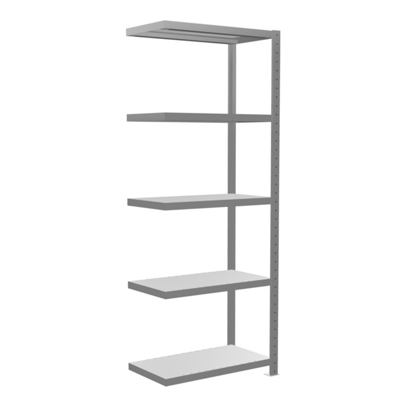 Schulte Anbauregal Steckregal MULTIplus250 2000 x 750 x 400 mm 5 Fachböden Kreuzstrebe verzinkt